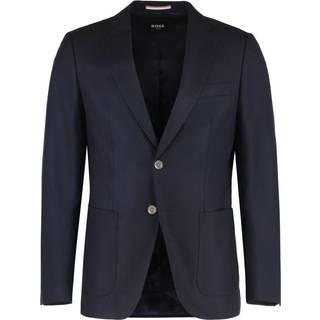BOSS BLACK Hutson Structured Blazer Dark Blue