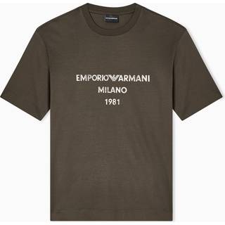 Emporio Armani Logo T Shirt Black Ink