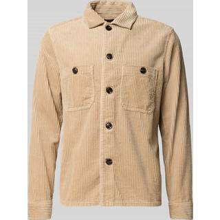 OLYMP Herren Overshirt beige