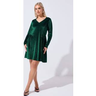 Yours Curve Yours Curve Limited Velvet Skater Dress - 46