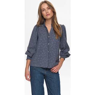 NÜMPH - Nucila Shirt - Medium Blue Denim - 38 - Blå - Shirt