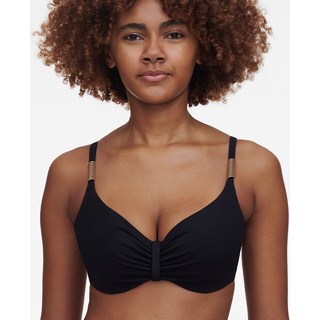 Chantelle Icon bikini top med bøjle, sort, Størrelse: 85E, Dame