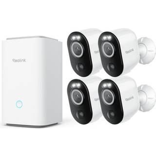 Reolink Home Hub + 4x Argus 3 Ultra 8mp Batteri Wifi Kamera