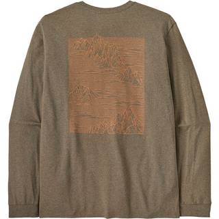 Patagonia L/S Strataspire Responsibili-Tee Longsleeve Herrer størrelse M farve brun