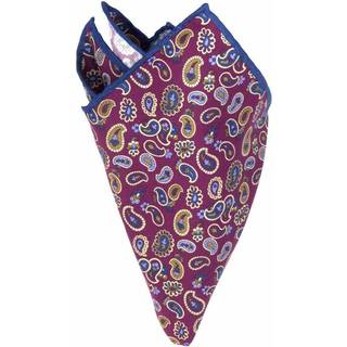 Mogador-Einstecktuch mit Paisley Lila