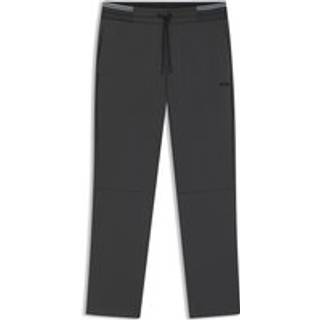 Tracksuit-bukser i bomuldsblanding med stribet linning