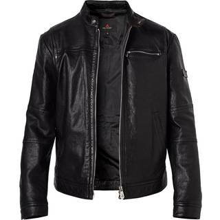 PEUTEREY Herren Bikerjacke schwarz unifarben