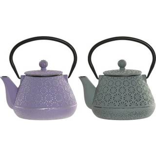 Tekande Home ESPRIT Grøn Rustfrit stål Jern 600 ml (2 enheder)