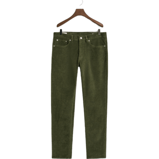 GANT Cord 5-Pocket Jeans Country Green