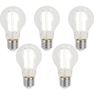 Sæt af 5 Smart E27 Dæmpbare LED-pærer A60 Klar 7W 806lm 2700-6500K