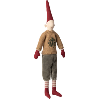 FORUDBESTILLING NOV. - Maileg Nissedreng size 3, Bukser og strikket sweater