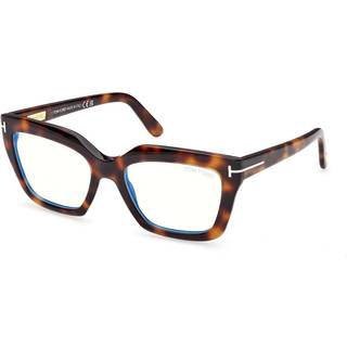 Tom Ford FT6093-B 053 Blue-Light Block 53 Briller Kvinder Tortoiseshell - Blonde Brown Tortoise - 53mm