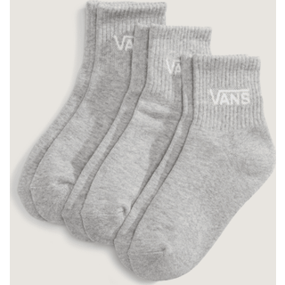 Vans - Kids Classic Half Crew Socks (3 Pairs), Grey, Size: XXS (27-30.5) - Grey - XXS (27-30.5)