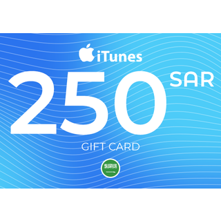 Apple iTunes Gift Card 250 SAR Key - SAUDI ARABIA