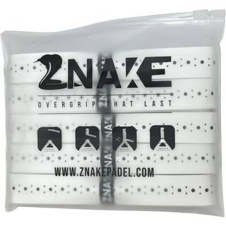 Znake Viper Sticky Padel Overgrip Hvid 5-pak
