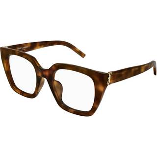 SAINT LAURENT Kvinde SAINT LAURENT SL M143 OPT 003 Optiske stel Acetat Havana Transparent Cat Eye