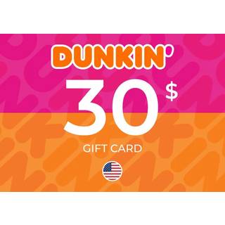 Dunkin' Donuts Gift card 30 USD Key - UNITED STATES