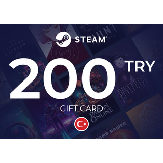 Steam Wallet Gift Card 200 TRY Key - TURKEY