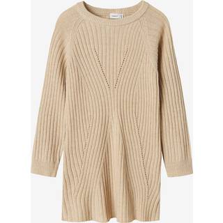 NAME IT Strikkjole Rikine Doeskin