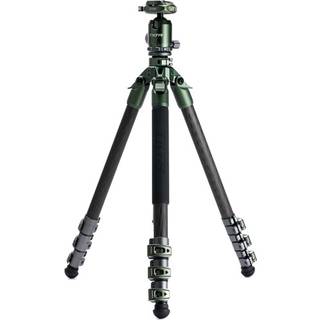 Tilta Travel ball head with 3-stage tripod legs made of carbon fiber (5KG) Forest green