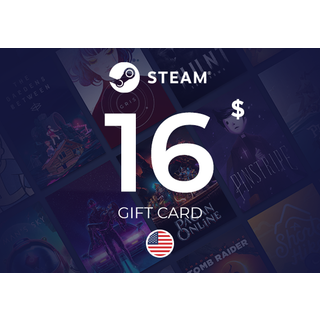 Steam Wallet Gift Card 16 USD Key - UNITED STATES