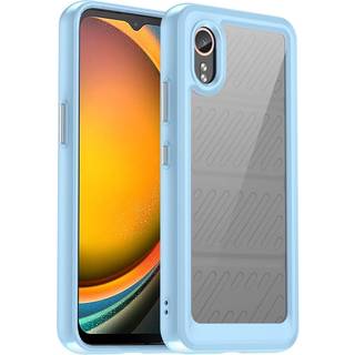 EIDERWOOD Samsung Galaxy Xcover 7 Hybrid Plastik Cover - Gennemsigtig / Blå