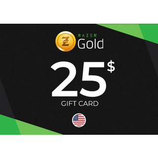 Razer Gold Gift Card 25 USD Key - UNITED STATES