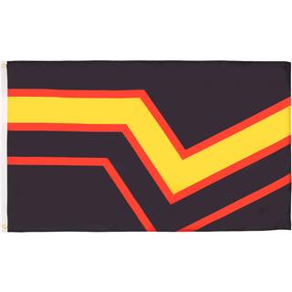 AZ -flag - gummipride flag - 3x5 ft - 100D polyester latex stolthed banner med to metalgrommer - fade resistent - levende farver - 3 'x 5' fødder