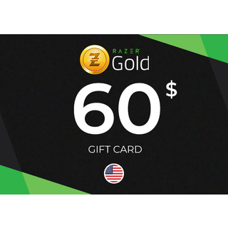 Razer Gold Gift Card 60 USD Key - UNITED STATES