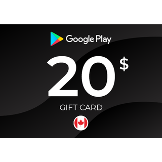 Google Play Gift Card 20 CAD Key - CANADA