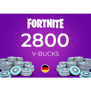 Fortnite - 2800 V-Bucks Gift Card Key - GERMANY