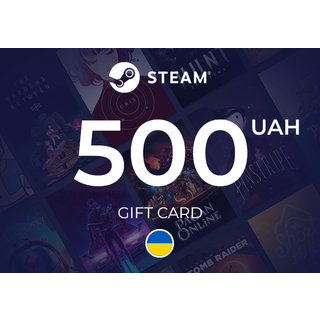 Steam Wallet Gift Card 500 UAH Key - UKRAINE