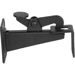 PN Beslag gliphage til påskruning, væg, vejrbestandig, sort varmforzinket