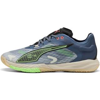 PUMA Accelerate NITROâ¢ SQD 4 FOREVER.BETTER. Handball Shoes Unisex, Shoes, Vapor Gray/Inky Blue/Black, 39