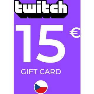 Twitch Gift Card 15 EUR Key - CZECH REPUBLIC
