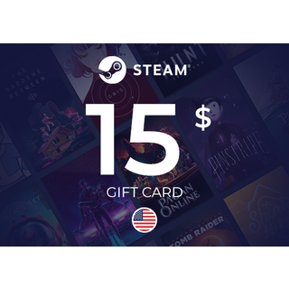 Steam Wallet Gift Card 15 USD Key - UNITED STATES