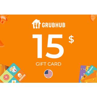 Grubhub Gift Card 15 USD Key - UNITED STATES