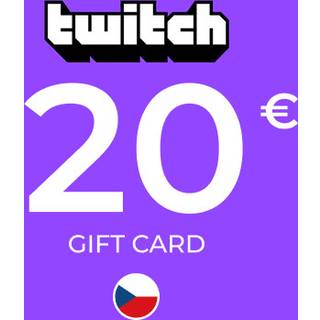 Twitch Gift Card 20 EUR Key - CZECH REPUBLIC