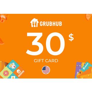 Grubhub Gift Card 30 USD Key - UNITED STATES