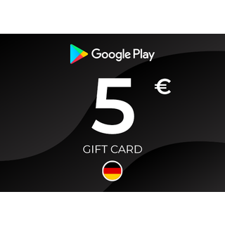 Google Play Gift Card 5 EUR Key - GERMANY