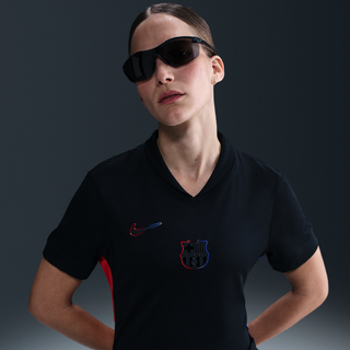 FC Barcelona 2024/25 Stadium Away Nike Dri-FIT Replica-fodboldtrøje til kvinder - sort - XS (EU 32-34)