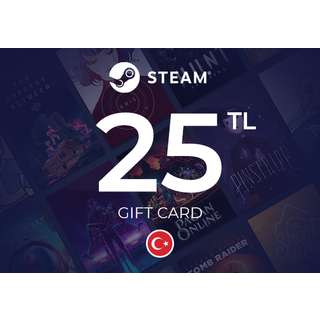 Steam Wallet Gift Card 25 TRY Key - TURKEY