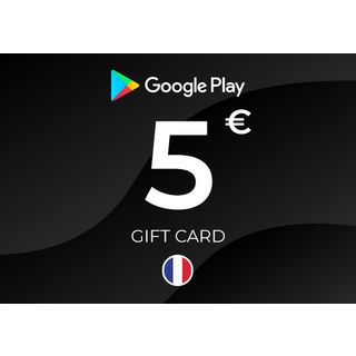 Google Play Gift Card 5 EUR Key - FRANCE