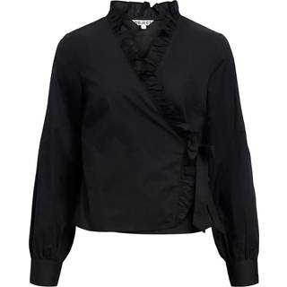 Flæset Slå-om-bluse