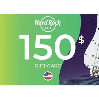 Hard Rock Cafe Gift Card 150 USD Key - UNITED STATES