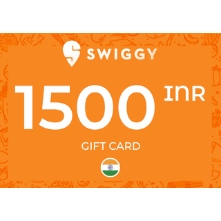 Swiggy Gift Card 1500 INR Key - INDIA