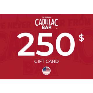Cadillac Bar Gift Card 250 USD Key - UNITED STATES