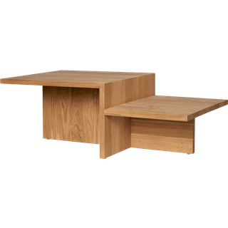 Ferm Living Distinct Sofabord 100x55 Cm Naturlig Eg - Sofabord Olieret Eg Natural Oak - 1104272389