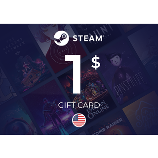 Steam Wallet Gift Card 1 USD Key - UNITED STATES
