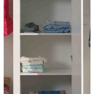 Hylde til garderobeskab – Robin, hvid (ekstra hylde)